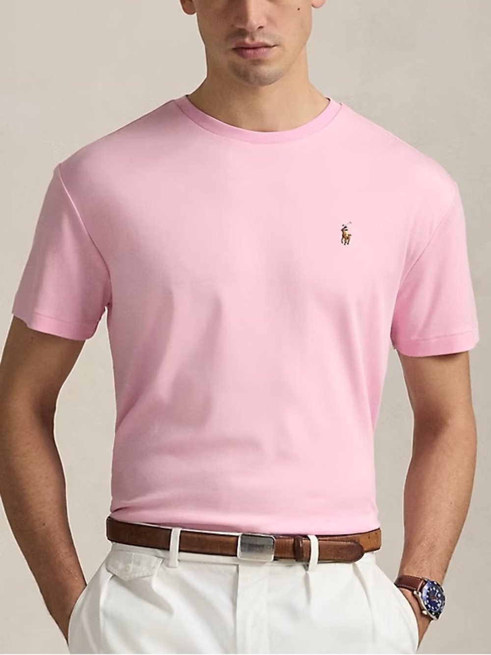 Polo Ralph Lauren Classic Fit Soft Cotton Crewneck T-Shirt